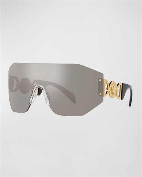 versace mirror shield sunglasses